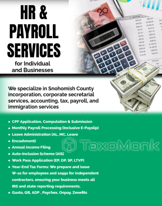 Payroll Processing Services in Snohomish County United States